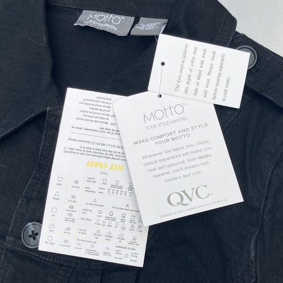 OTTO Kids Black Jean Jacket - Picture 3 of 7